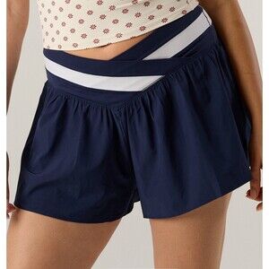 Women's Offline by Aerie Real Me Crossover Flowy Shorts in Navy - Size S